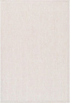 CAMILSON Easy Jute Rug 4x6, Indoor Outdoor Off-White Color Fiber Area Rugs for Living Room Patio and Kitchen Rug Herringbone Seagrass Woven Design Easy-Cleaning Washable Outside Carpet Alfombras 4 x 6