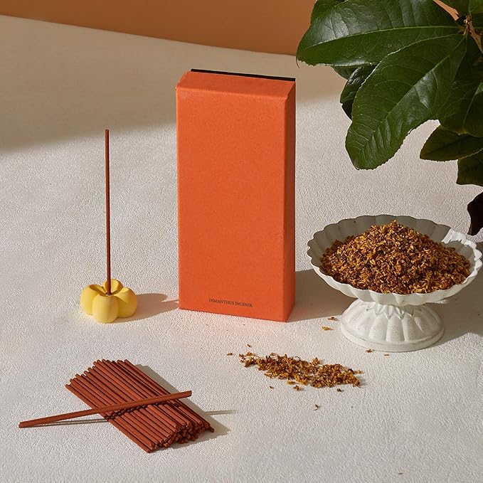 Osmanthus Incense Sticks - 120 Sticks for Relaxation, Meditation & Spiritual Cleansing | Enhances Air Purification with Natural Fragrance
