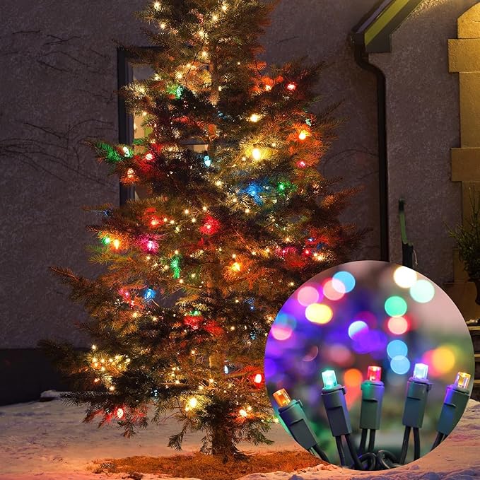 60 Count Multicolor- String Lights - LED Christmas Lights, Mini led Lights for Indoor Outdoor Home Holiday Party Wedding Independence Day Decoration