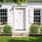 Artificial Boxwood Topiary Ball Trees with Ground Spikes UV Resistant Faux Greenery Shrubs Fake Shrubs for Outdoors, Realistic Faux Plants Bushes for Garden Porch Yard Patio Decor (Cedar Green)