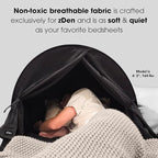 zDen The Original Patented Light-Blocking Luxury Sleep Den Bed Tent: Certified Non-Toxic Blackout Canopy to Improve Sleep Anytime, Anywhere. Perfect for Nightshift, Dorms, Travel, Naps and Relaxation