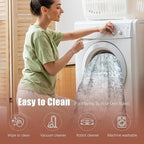 2'6'' x 8' Washable Area Rug - Low Pile Soft Vintage Indoor Rug for Living, Dining or Bedroom - Lightweight Carpet with Non-Slip Backing - Foldable for Easy Placement, Blue