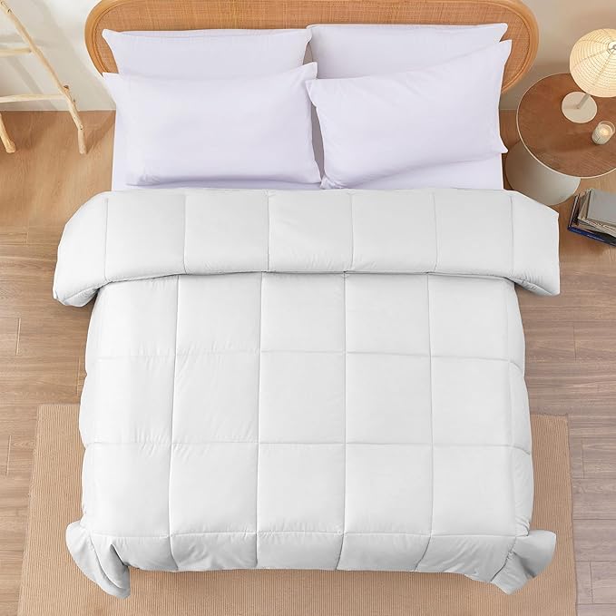 Modern Threads Down Alternative Reversible Comforter White/White Twin
