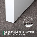 LUMI Ultra Thin Door Mat for Entryway, Low Profile Non Slip Rubber Backing Indoor Doormat, Easy Clean Welcome Entrance Mat for Inside House, Patio,Brown 24"x36"