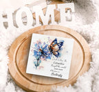 SRADMO Inspirational Desk Signs, Inspirational Butterfly Wood Box Sign Desk Decor, Motivational Desk Decor, Encouragement Theme Wooden Block Box Sign Decoration for Home Office Shelf Table Decor