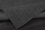 CAMILSON Outdoor Rug 9x12 Modern Area Rugs for Large Indoor and Outdoor Patios and Porches - Waterproof, Washable, Non-Shedding, Easy-to-Clean Outside Carpet (9 x 12, Solid - Dark Gray)