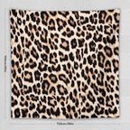 HZOHNAGO Leopard Print Tapestry Rustic Brown Leopard Wild Animal Printed Wall Tapestry Painting Wall Hanging for Bedroom Living Room Dorm 60" W x 60" H