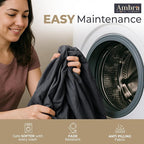 Tencel Sheets 4 Piece Queen Size - 100% Eucalyptus Lyocell Queen Sheets Set - Soft, Cooling & Breathable for Hot Sleepers - 16” Deep Pockets Hotel Quality Bedding Set - Black