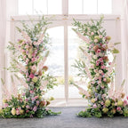 Delphinium Artificial Flowers,6PCS Tall Pink Fake Flowers 29.5" Faux Hyacinth Silk Flowers with Stems for Wedding Party Home Garden Decor (Pinkish Purple)