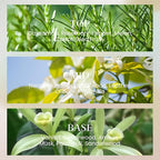 M&SENSE 6.3 oz Large Reed Diffuser Set | Sandalwood Vanilla Scent Oil Diffuser with Sticks | Hotel Collection Non-Toxic Essential Oil |for Bedroom Bathroom Living Room