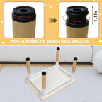 Kids Table and 4 Chairs Set with Graffiti Desktop, Toddler Furniture Set, Non-Slip, Table Children Study Desk, Dining Table, Height Adjustable Desk, Painting Desktop for Kids (31.5x23.6Inch)