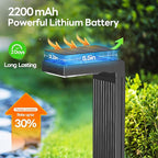 Solar Pathway Lights Outdoor 6Pack, 400LM Motion Sensor Walkway Lights with Warm/Cool White, 12H Lasting, IP65 Waterproof Solar Powered Landscape Lighting for Garden, Yard