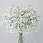 mizii 24 Pcs Babys Breath Artificial Flowers Bulk 25in Real Touch Faux Baby Breath White Flowers Fake Babies Breath Flower Decoration for Wedding Bouquet Flores Vase Tables Centerpieces Decor