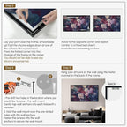 SIGNWIN 30"x60" Extra Large Framed Wall Art Bold Peony Bloom in Colorful Impressionist Style, Lush Floral for Home Living Room Bedroom Decor (Frame Assembly Required)