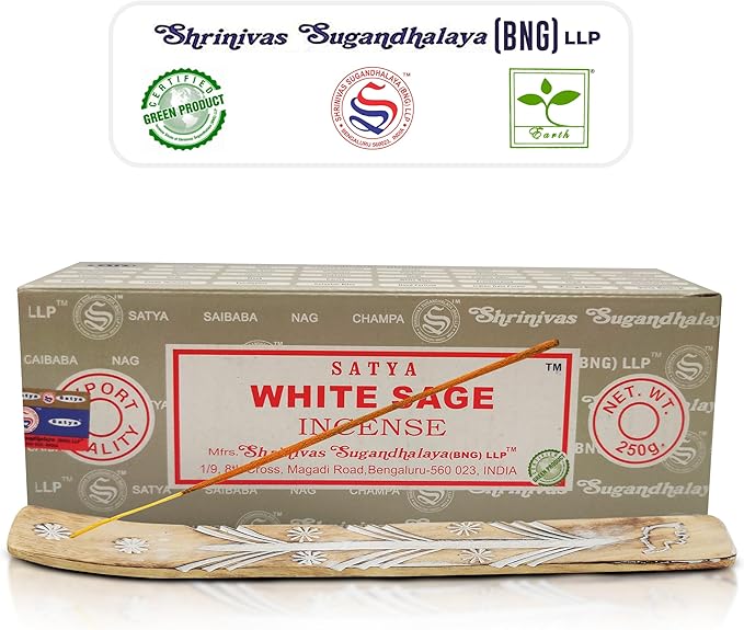 Raajsee Incense Sticks 250 gm Pack (220 Sticks), Satya Nagchampa, with Raajsee Incense Holder