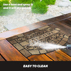 Durable Welcome Door Mats, 24"x36" Heavy-Duty Large Welcome Mat for Front Door with Non-Slip Rubber Backing, Door Mats for Outside Entry High Traffic Area（Leaves）