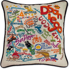 Catstudio San Diego Embroidered Decorative Throw Pillow