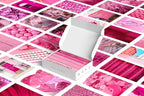 Y2K BOO Vibrant Pink Wall Collage Kit - 50pcs Aesthetic Posters for Room Decor, Perfect Dorm and Bedroom Wall Art, Fun and Feminine Pink Collage Kit for Teen Girls' Playful Rooms