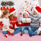 8x10 Fluffy Area Rugs for Living Room,Shag Area Rug for Bedroom,Soft Pink Fuzzy Rug Non-Shedding Indoor Plush Carpet for Kids Bedroom Nursery Home Decor