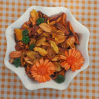 Fall Potpourri Bags, Citrus Orange Scented Potpourri Bowl Filler, Autumn Decorative Dried Flower,Vase Filler,Home Fragrance Sachet, Thanksgiving Decor,Gift-Mini