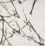 LUXE WEAVERS Modern Abstract Nature Cream Green 4x6 Area Rug, Non-Shedding Carpet