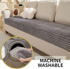 HAOMAIJIA Non-Slip Couch Armrest Covers for Sofa,Fuzzy Couch Arm Covers Set of 2,Washable Thick Soft Recliner Chair Arm Cover Protectors