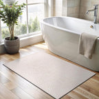 CAMILSON Easy Jute Rug 2x3, Indoor Outdoor Off-White Farmhouse Area Rugs for Living Room and Kitchen Rug, Solid Woven Design, Easy-Cleaning, Washable Outside Carpet Alfombras (2 x 3)