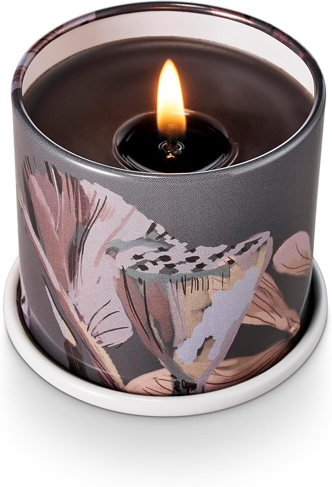 ILLUME Demi Vanity Tin Candle, Woodfire