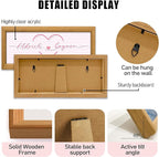 Gifts for Him/Her - Personalized Photo Frame with Love Design, Wall Mount or Tabletop Display, Romantic Gifts for Boyfriend Girlfriend Anniversary Birthday Valentine's