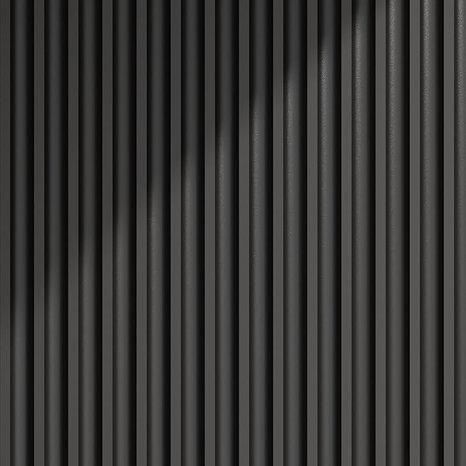 Fluted Sideboard Buffet Cabinet with Storage Drawers, 55" Large Accent Storage Cabinet with Doors and Adjustable Shelf, Modern Farmhouse Credenza for Entryway, Kitchen, Living Room - Black