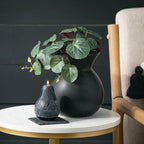 Sullivans Ceramic Black Matte Vase, Modern Home Decor, 8.25 inches, Kitchen, Living Room, Office Decor, Versatile Indoor Decoration