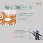 Raajsee White Sage Incense Sticks, 100%-Natural Charcoal Free Organic Non Toxic Clean Burning Handmade Insence Sticks 100 gm Pack, Meditation Gifts – Spritual Cleansing