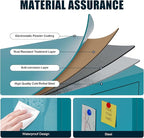 71'' Farmhouse Metal Storage Cabinet with Barn Doors,Steel File Cabinet for Home Office,Kitchen Pantry 4 Adjustable Shelves,Freestanding Cupboard for Kitchen,Home Office (Peacock Blue)