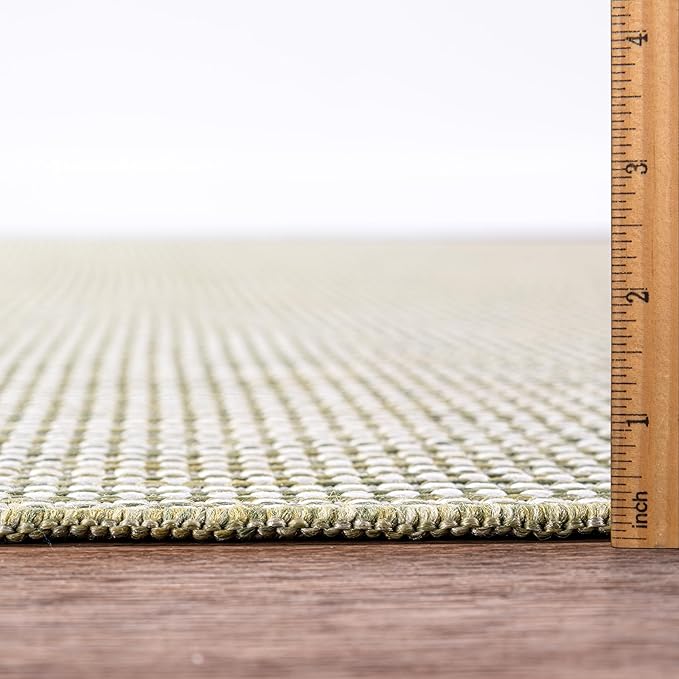 Keen Home Design Terrace Outdoor Throw Rug - 3x5 Washable Indoor/Outdoor Rug for Patio, Kitchen, Balcony, Beach, Garden, Deck and Porch, Size: 3'x5'