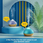 Aroma Diffuser with Essential Oils Set, 500 ML Essential Oil Diffuser with Remote Control, Humidifier with 14 Color Lights for Large Room, 4 Timer Setting, Auto Shut-Off