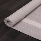 Bordered Outdoor Rug 6x9 Washable Outside Carpet for Indoor Patio Porch Waterproof Easy Cleaning Non Shedding Area Rugs Gray 6 x 9