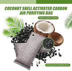 Activated Charcoal Odor Absorber, Odor Eliminator for Strong Odor,Coconut Shell Charcoal Air Purifying Bags for Home Car Closet Pet, Smoke Room Deodorizer
