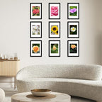 12 Packs 8x12 Picture Frames, Display 6x8 with Mat or 8x12 Without Mat, Gallery Wall Frame Set, 8 by 12 Frames Bulk Set of 12 Collage Wall Decor Photo Frames Set for Wall and Tabletop, Black