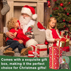 Christmas Snow Globe Lantern – Clara & Prince LED Music Water Globe, Swirling Glitter, Auto Timer – Vintage Lighted Tabletop Decor & Gift