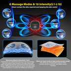 Ab Stimulator Muscle Toner, Abs Stimulator Abdominal Massage Belt with Heat for Belly Fat Burning & Cellulite Melting & Stomach Smooth Firming, Lower Back Massager for Women Men Pain Relief Gifts