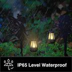 Fairy Garden Accessories Halloween Decorations Lawn Ornaments 1 Pair - Solar Lights Outdoor Garden Statue, Metal Stakes Decorative Figurines for Yard Decor, Patio (Type A Warm Lighting)