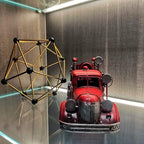 Vintage Diecast Mack Fire Truck - Retro Metal Fire Engine, Miniature Vehicles for Home Decor