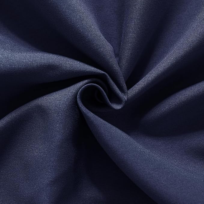 Bed Skirt Twin Size Ruffled Bed Skirt with Split Corners, 16 Inch Drop Dust Ruffle Bed Skirt with Platform, Blue, Twin - 16" Drop