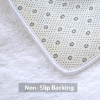 White Rug 5x8 for Living Room: White Fluffy Area Rugs for Bedroom-White Shag Area Rug,Indoor Ultra Soft Fluffy Plush Carpet for Living Room,Bedroom (5x8 Feet, White)