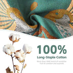 Cotton Throw Blanket Ultra Soft Bed Throw Reversible Queen Size Blanket for Bed Farmhouse Decor Sofa Cover Multifunctional use (60"x80",01-Cute Bird)