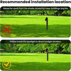 Solar Pathway Lights, Dimmable Metal Solar Landscape Path Lights IP65, 3000K Solars Walkway Light for Outside, Garden Yard Patio Path Lawn Decor, 2pcs