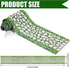 Jetec 2 Pcs Christmas Village Accessories Christmas Brick Snow Road Village Street Mat Decorations Snow Brick Mat for Home Garden Landscape, 4.7 x 47.2 Inch (Classic Style)