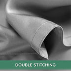 Pure Bamboo California King Sheets, Genuine 100% Organic Viscose Derived from Bamboo Bed Sheet Set, Soft & Cooling, Double Stitching, Lifetime Quality Promise (California King, Stone Grey)