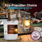 Firefly Kosher Odorless Paraffin Lamp Oil - Smokeless, Virtually Odorless, Long-Lasting - 5 Gallons