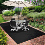 House, Home and More Indoor Outdoor Carpet with Rubber Marine Backing - Black - 6 Feet x 20 Feet - Durable, UV-Resistant - Adds Color and Comfort to Your Deck, Patio or Other Outdoor Rug Space.